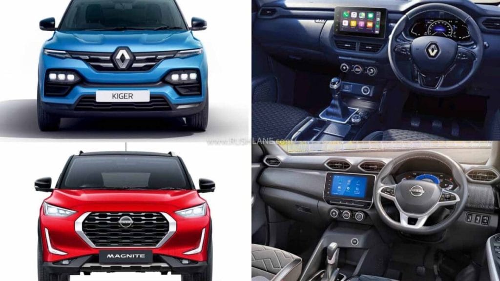 Nissan Magnite vs Renault Kiger