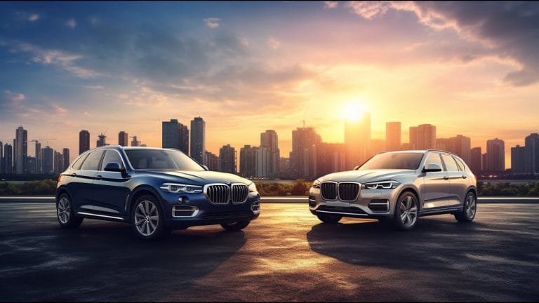 Audi Q5 and BMW X5