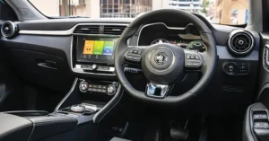 MG ZS EV Dashbord
