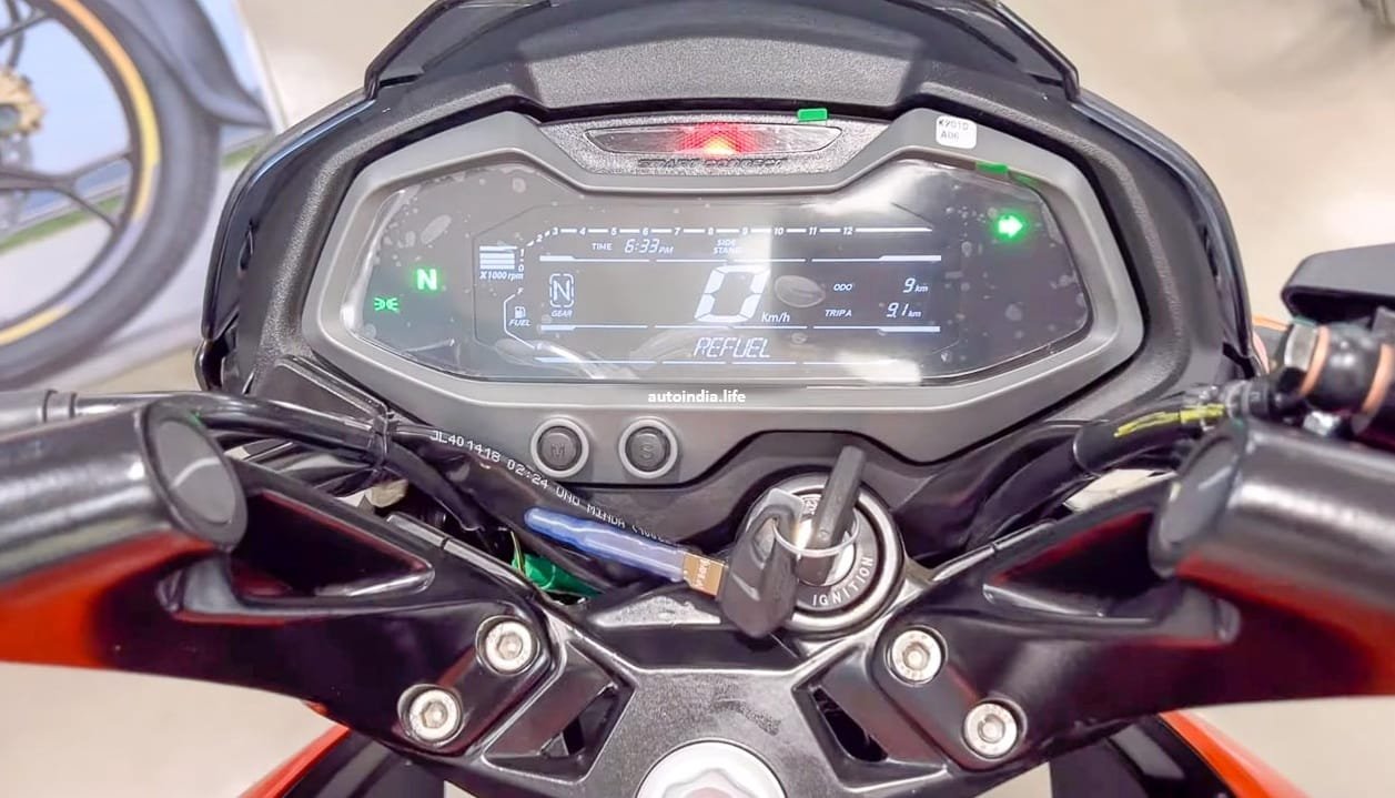 Bajaj Pulsar NS 125 Dashboard Mitter autoindia.life