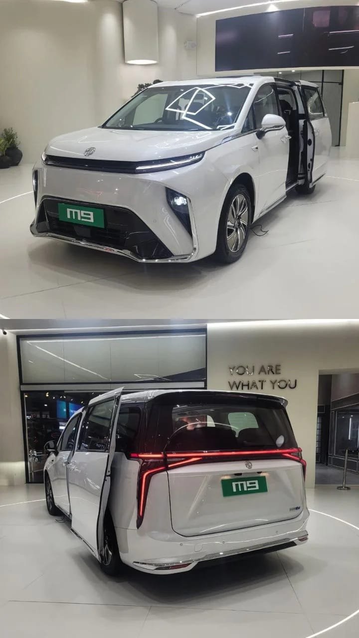 MG M9 Car Front Rear autoindia.life