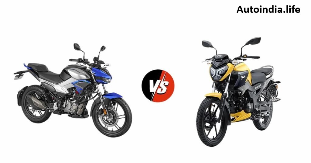 tvs raider 125 vs hero xtreme 125r
