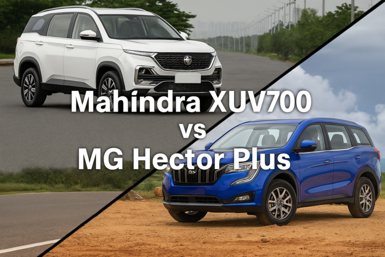 Mahindra XUV700 vs MG Hector Plus