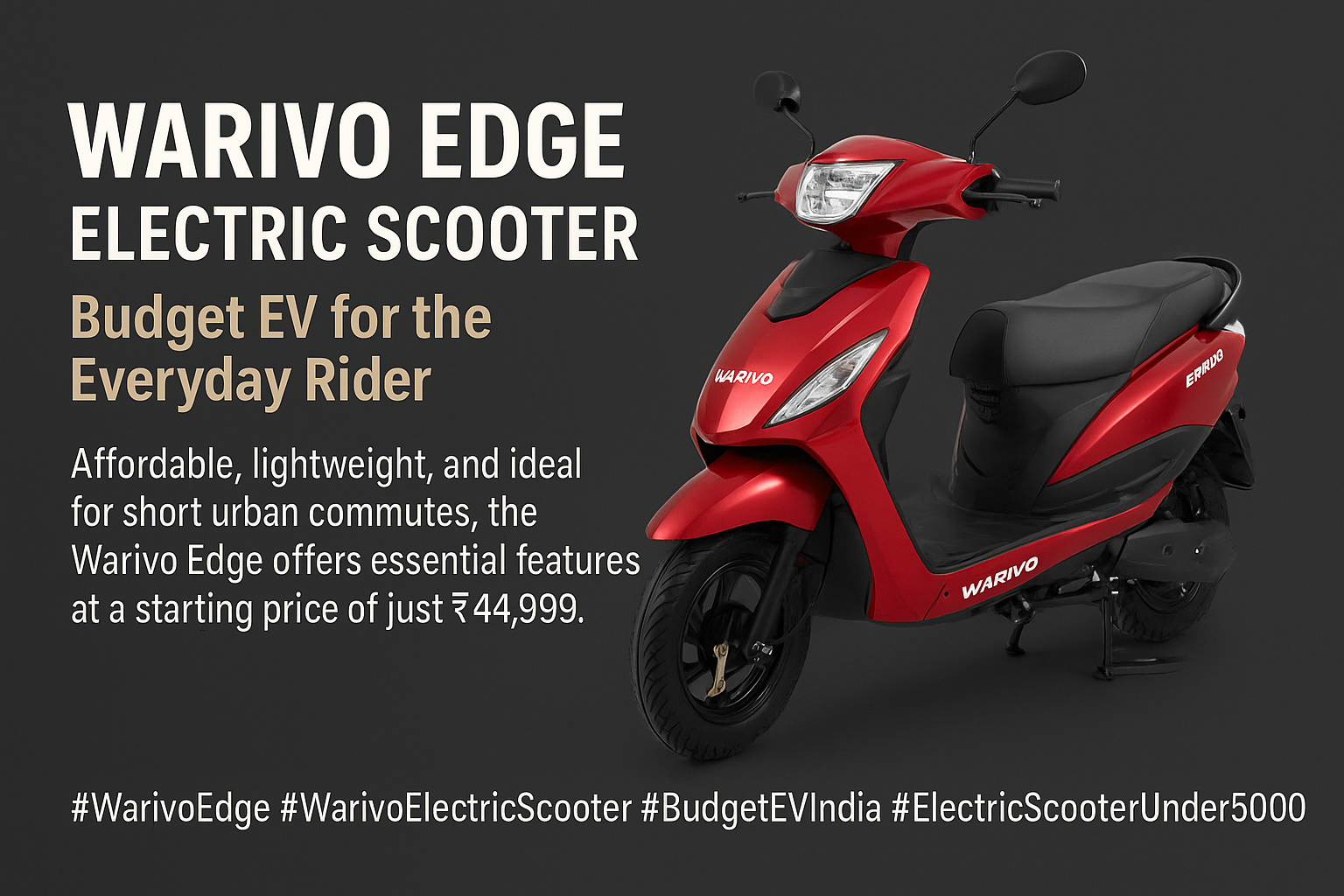 Warivo Edge Electric Scooter