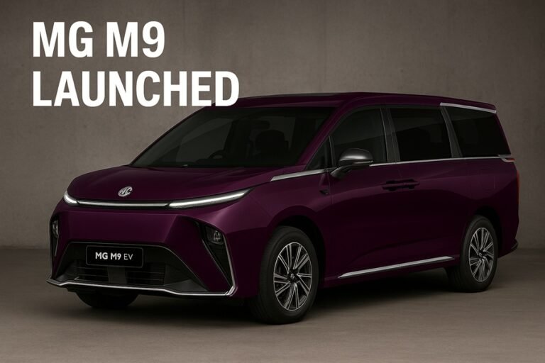 MG M9 2025 Price, Range, mileage, image, features