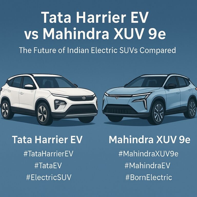 Tata Harrier EV vs Mahindra XUV 9e