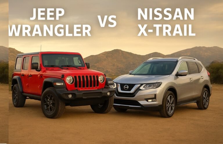 Jeep Wrangler vs Nissan X-Trail