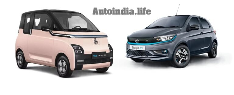 MG Comet EV vs Tata Tiago EV