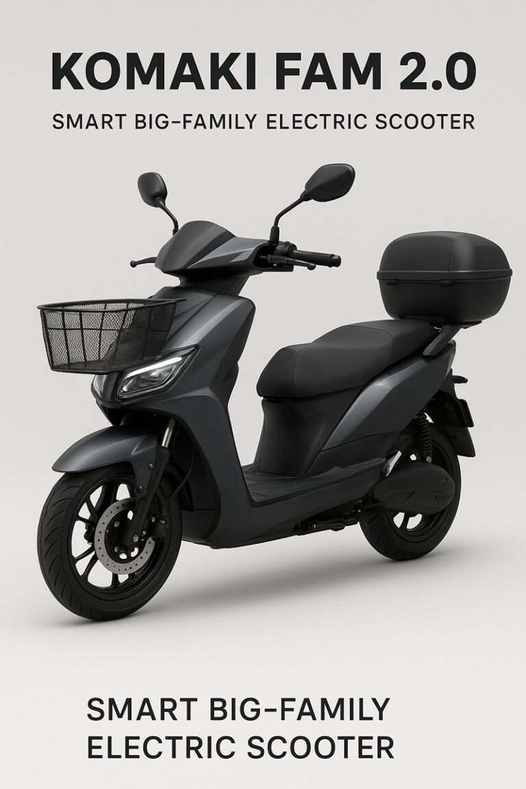 Komaki FAM 2.0 2025 price, range, features