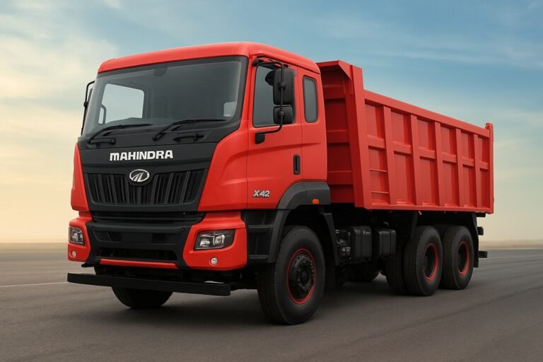 Mahindra Blazo X 42 Tag Axle Price Mileage Features Performance