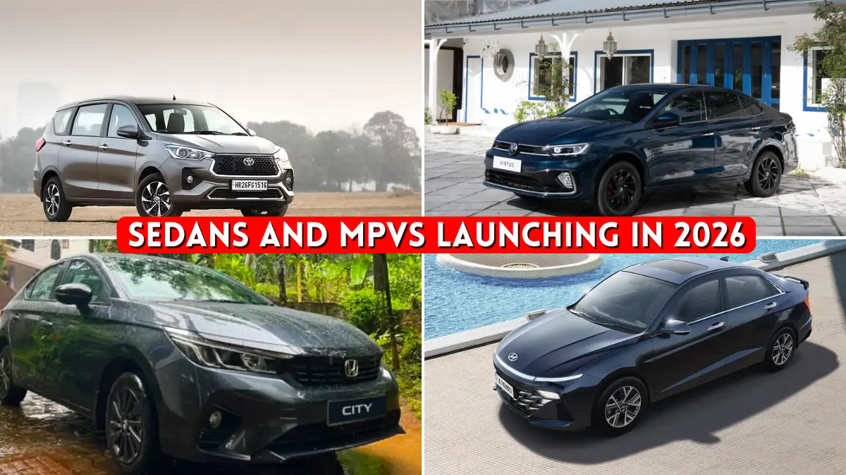 Upcoming C-Segment Sedans and MPVs Set to Launch in 2026